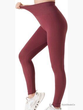 High Waisted Compression Leggings Tummy Control Yoga Pants Booty Lifting
